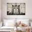 Impression sur toile, pont monochrome de Brooklyn-1644016562