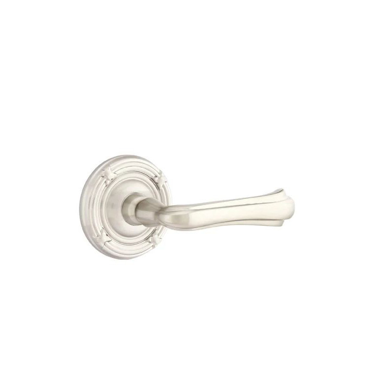 Levier de porte de passage, Oui, Nickel satiné