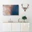 Argyll and Bute in Scotland in Abstract - Wrapped Canvas-55317233