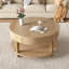 Table basse ronde avec rangement-320562134