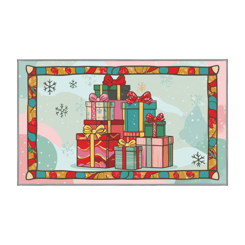 Tapis vacances de Noël The Holiday Aisle®, Rectangle 7 pi x 9 pi
