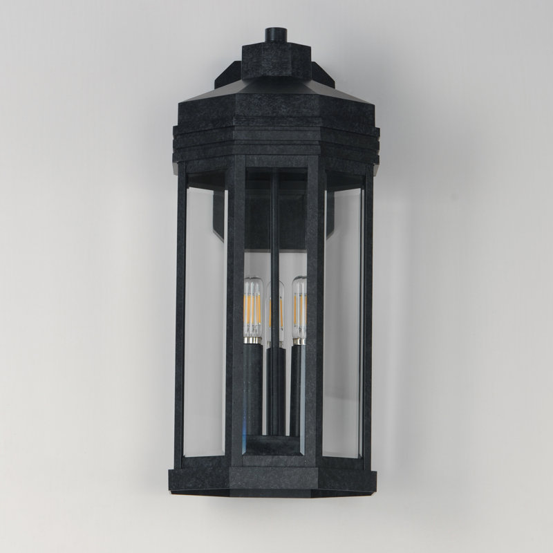 Wright-Outdoor Wall Mount, 20.5" H x 9" W x 10" D
