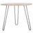 Solid Wood Top Metal Base Dining Table-840772853