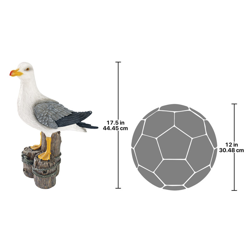 Dockside Seagull Figurine Animals Figurines & Sculptures