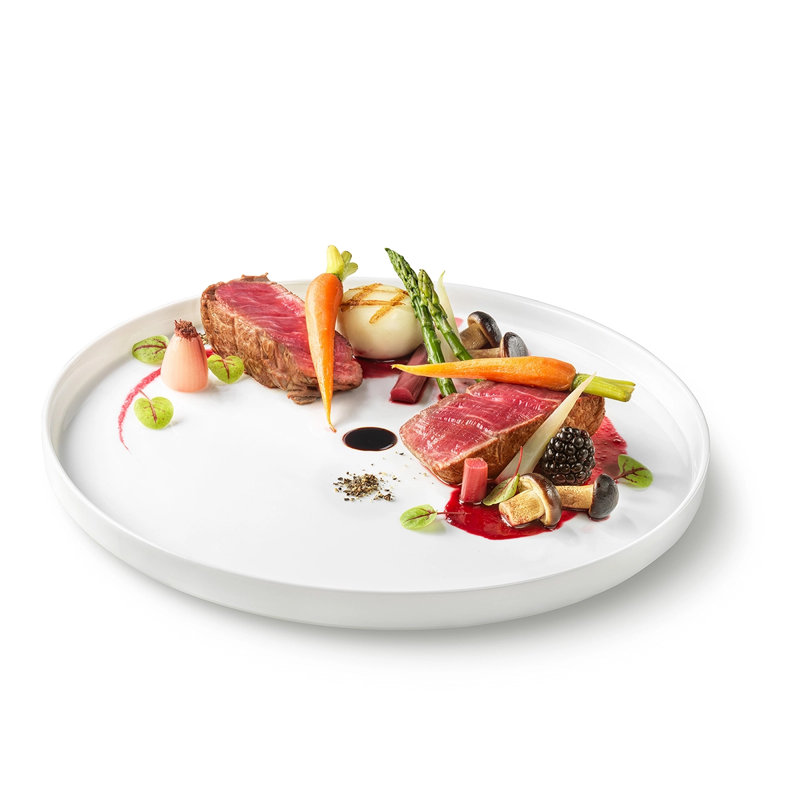 Alta Cucina Opal Glass Serving Plates Set