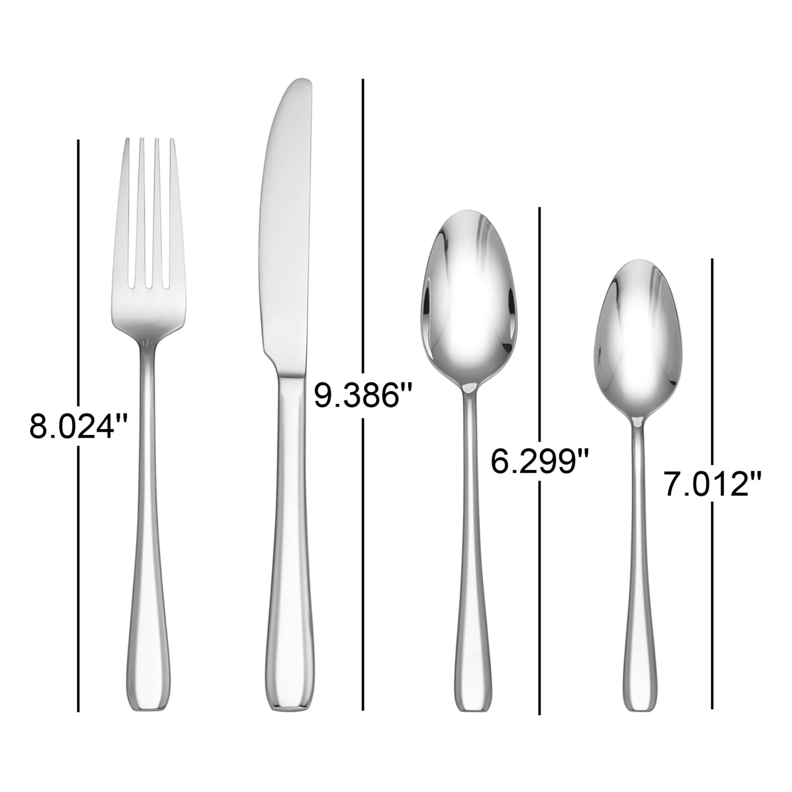 Oneida Waverly 20 Piece Everyday Flatware Set