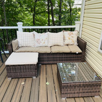 Zipcode Design™ Don 4 - Person Outdoor Seating Group with Cushions &  Reviews