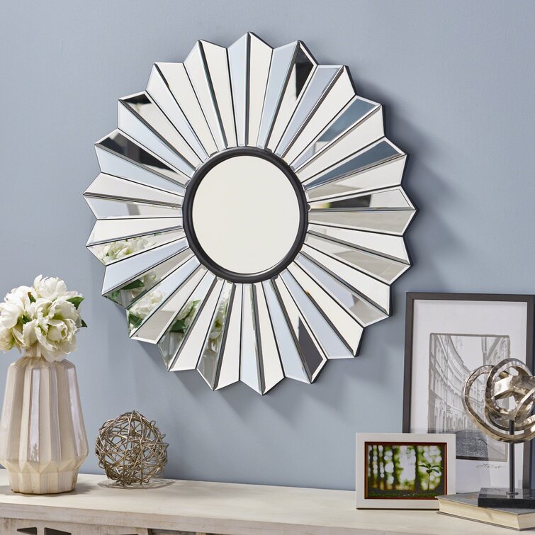 Huseby Glam Flower Accent Mirror