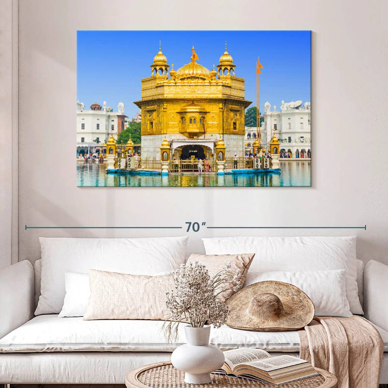 Temple d'or de Nicci Amritsar, H 32 po x l 48 po