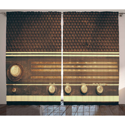 Semi Sheer Curtain Pair