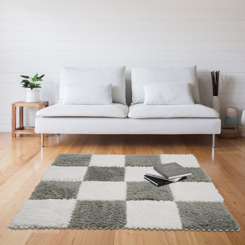 Tapis de tapis carré pour enfants Fluffy Rugs