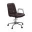 Chaise de bureau en cuir