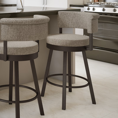 Highgate Swivel Upholstered Counter Stool
