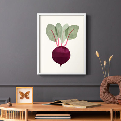 Organic Veg IX Framed Print - Solid Wood