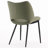Mackensie Upholstered Dining Chairs Faux Leather Kitchen Chairs with Metal Legs-1464084905