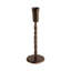 Sagebrook Home 9X3" Twisted Taper Holder, Black-759743159