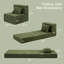 Chaise d'appoint supplémentaire convertible en canapé modulaire ou canapé-lit-1167852185-1165973675