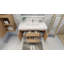 Ensemble de meuble-lavabo mural simple 48 po Carol-Ann-906657486