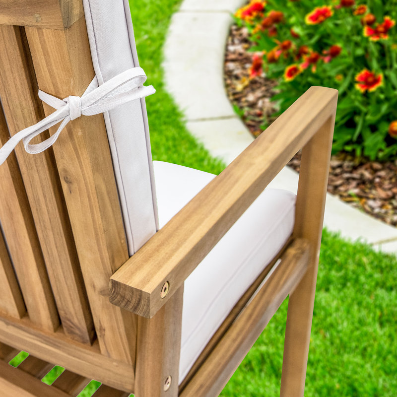 Ensemble de 2 chaises d'extérieur Rodanthe Acacia