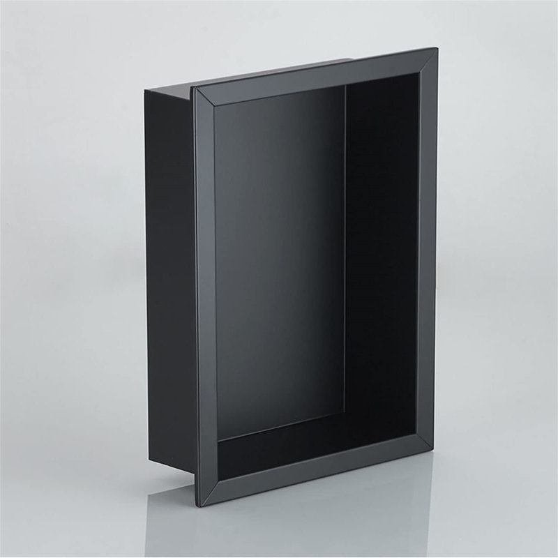 304 Black Stainless Steel Recessed Shower Trolley