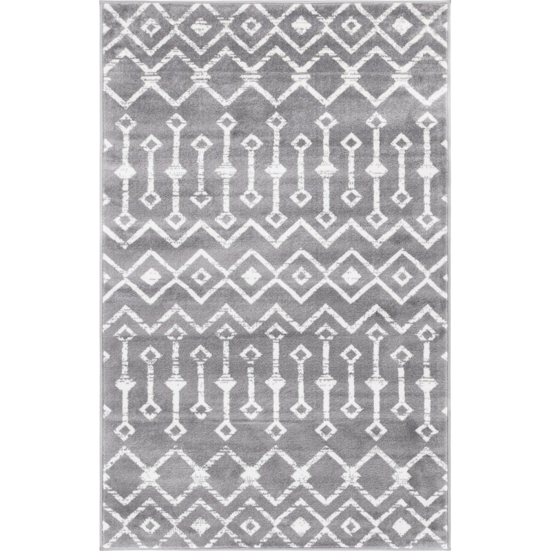Zena Geometric Indoor Rug, Rectangle 3'1" x 5'3"