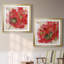 Red Infusion I - ensemble de 2 reproductions d'art encadrées-413739726-413739727-413739733