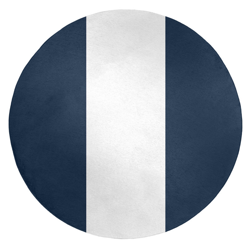 Chenille Indoor Rug, Round 5'