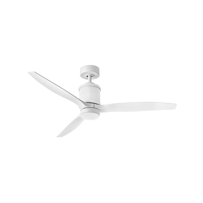 Ventilateur de plafond standard à DEL à 3 pales de 60 po avec commande murale et ensemble d'éclairage inclus