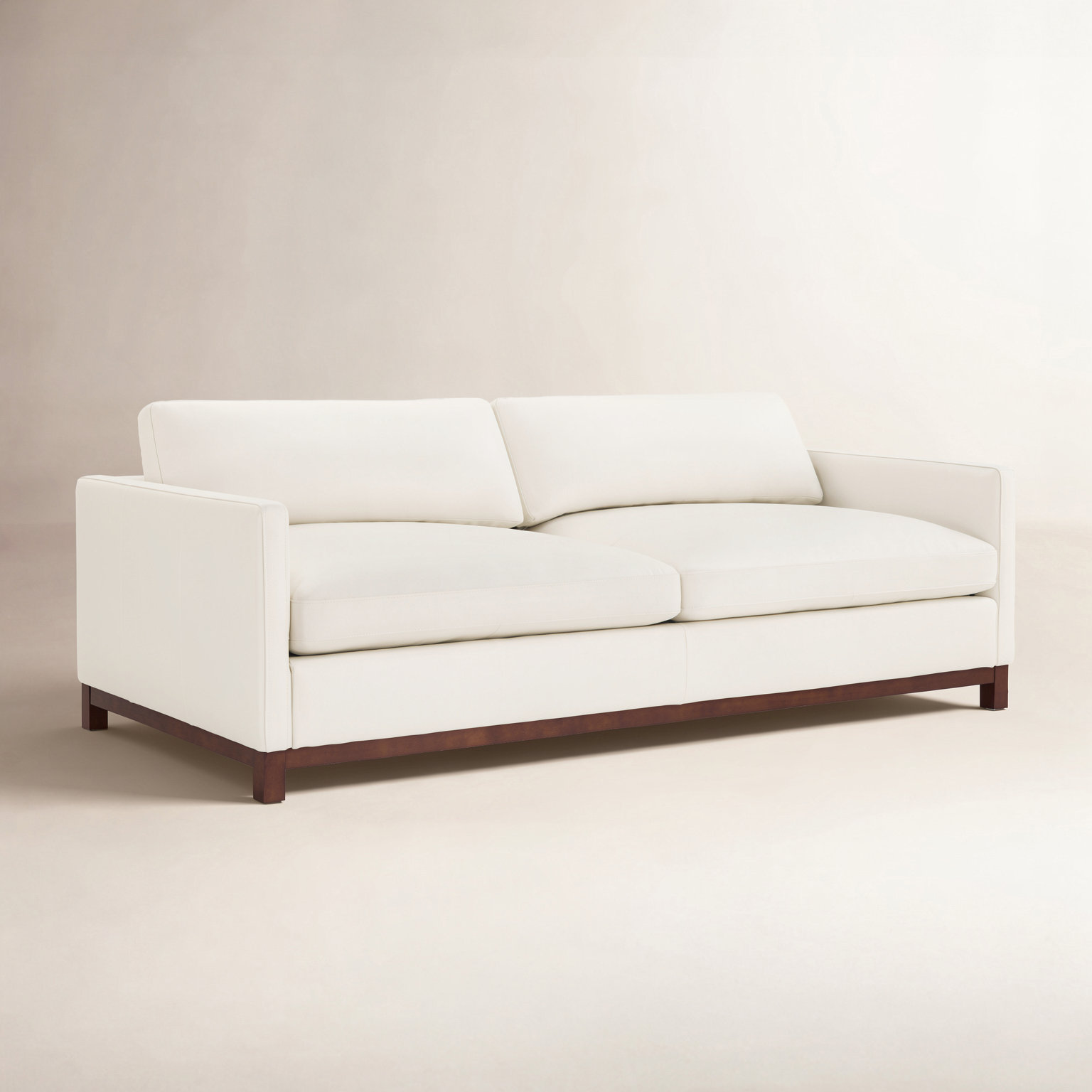 Liz 84" Upholstered Sofa, Florida Coconut Milk