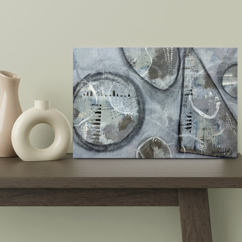 Art contemporain contemporain, paysage contemporain abstrait, H 12 po x l 8 po