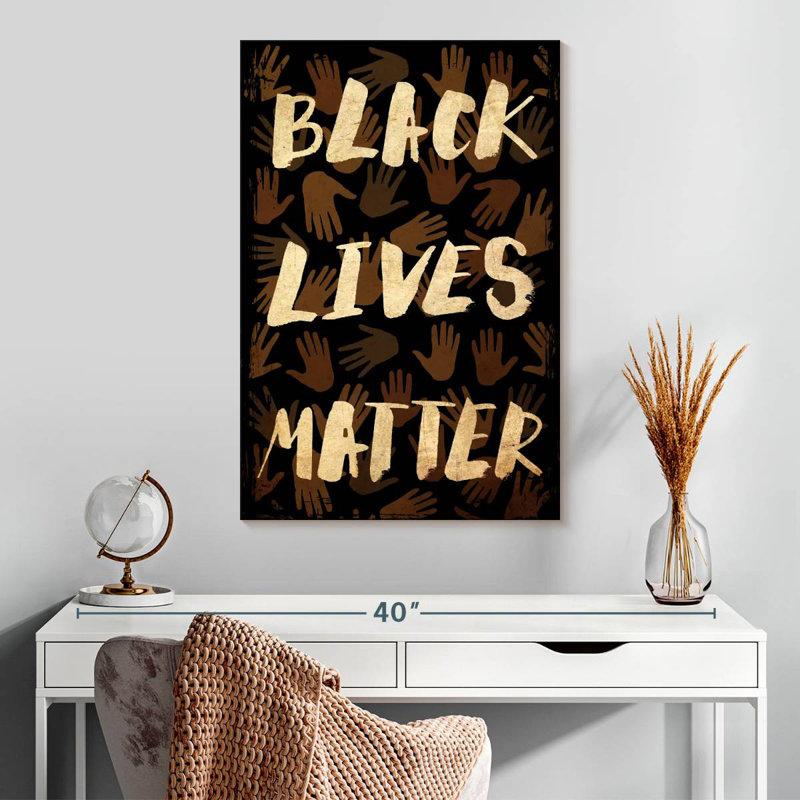 Khazi BLM Hands Pattern, 30" H x 20" W