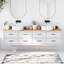 Milissent 220cm Solid Wood Bathroom Vanity Top-388074057