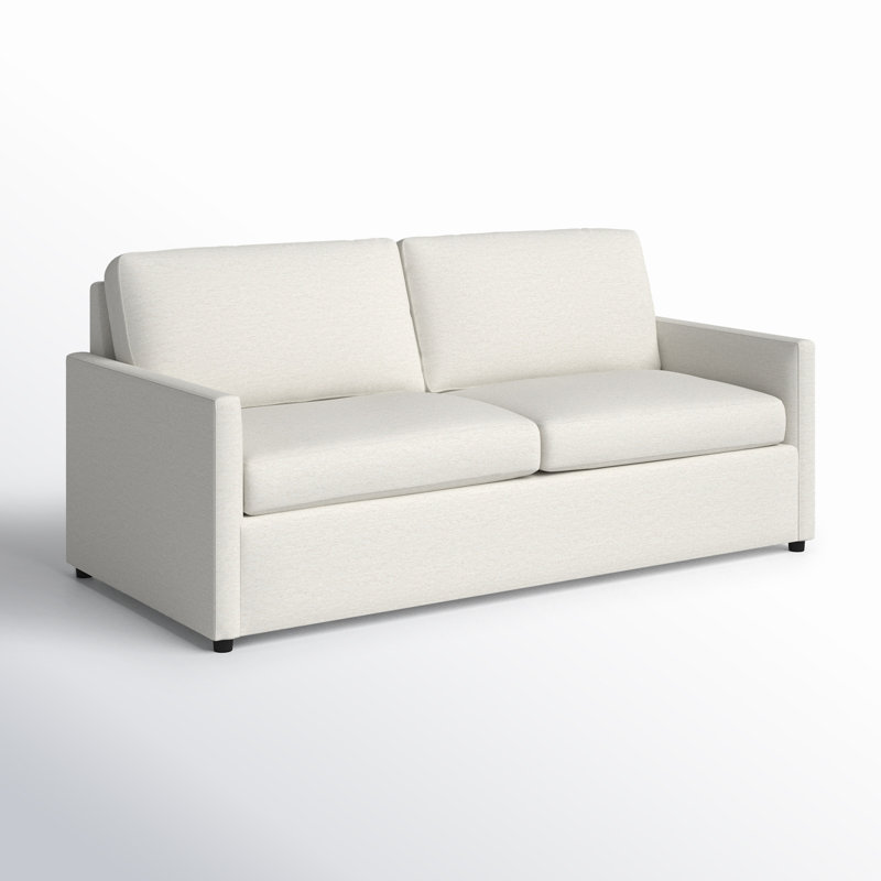 Damari 84'' Upholstered Sofa, Nomad Snow Crypton® Chenille