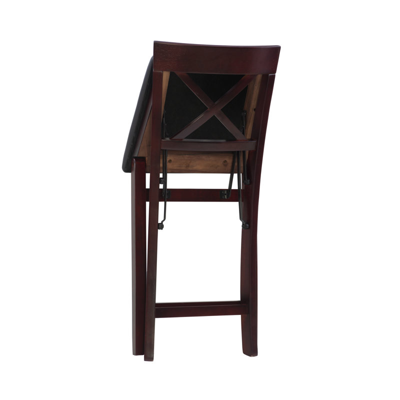 Tabouret de bar et de comptoir pliant et rembourré Clarke, Tabouret de comptoir (assise de 24 po de hauteur)