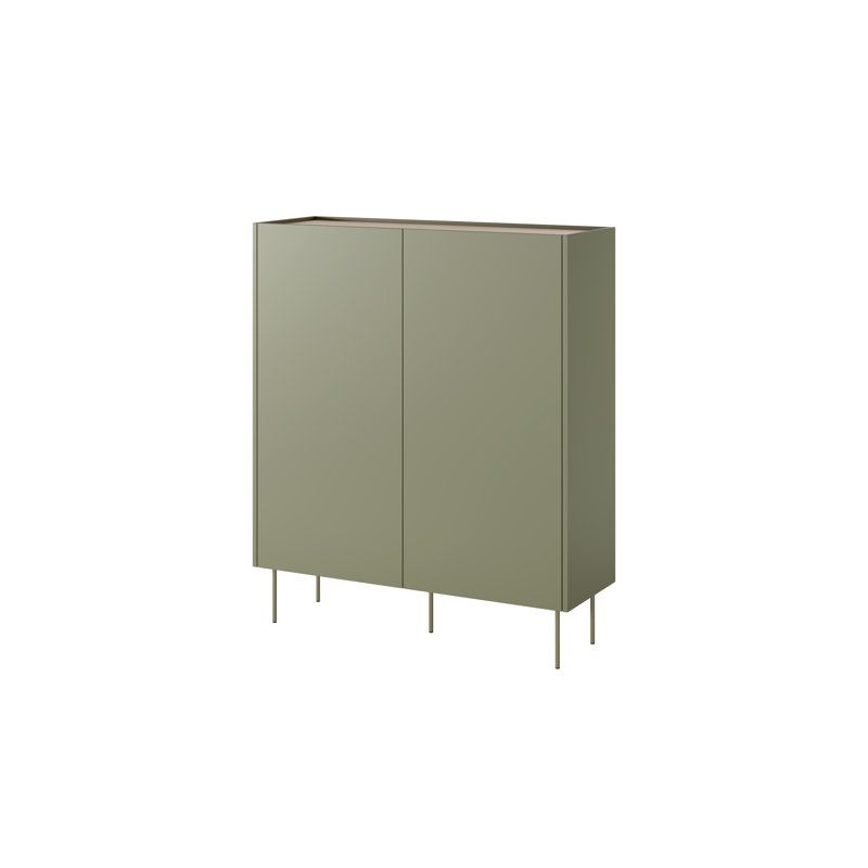 Venner 2 Door Manufactured Wood Wardrobe, Green