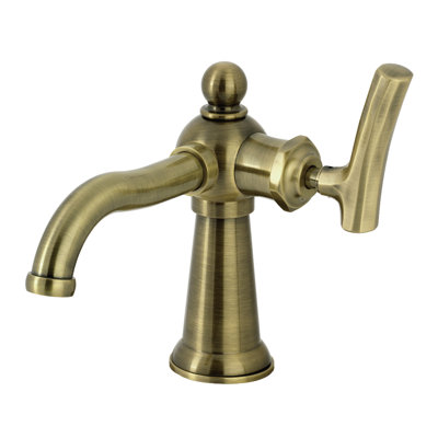 Robinet de salle de bain 1 trou à fixation sur le comptoir avec drain Kingston
