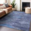 Tapis bleu marine intérieur / extérieur lavable à la machine Chayden ACN1091-109484235