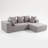Comfortable Modular Sectionals With Plush Grey Cushions For Home