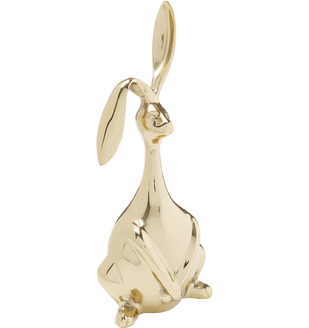 Deko Figur Bunny Gold 52cm