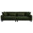 97"Teddy Velvet Sofa-949329490