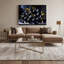 Art mural sur toile Fruit prune noir gris-1048042577