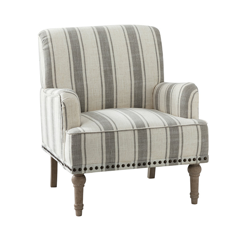 Arching 73Cm Wide Armchair, Grey