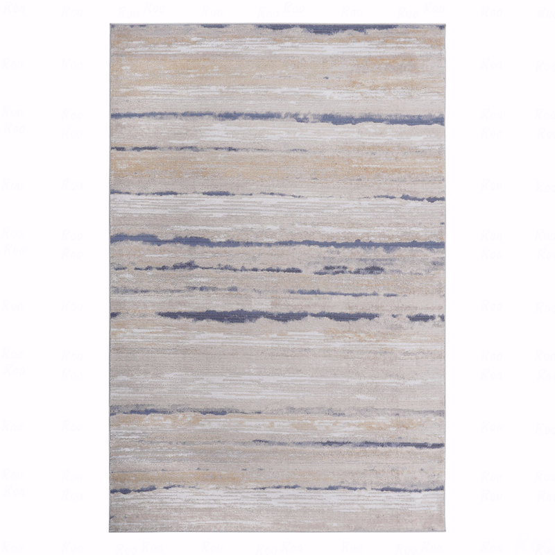 Striped Non-Shedding Function Living Room Bedroom Dining Home Office Stylish And Stain Resistant Area Rug, Rectangle 2' x 3'