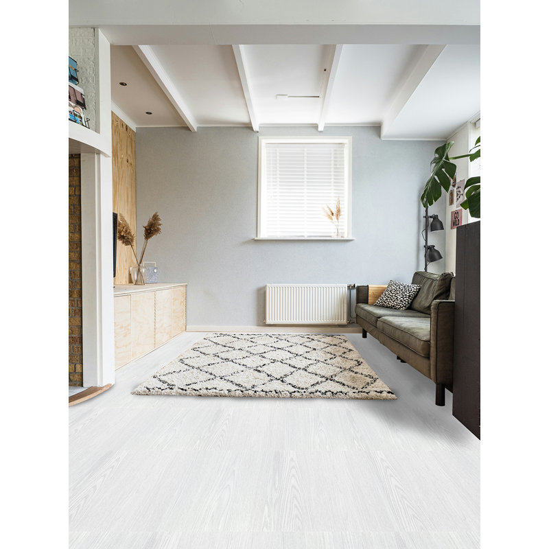 30.48 cm x 30.48 cm Vinyl Floor Tiles, 50 Per Pack, Whitewashed Pine
