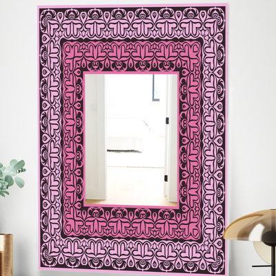 Hearts Flat Wall Mirror