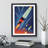 The Unbeatable Spaceship Rocket - Single Picture Frame Print-409827763-409827765