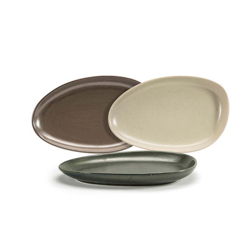 Assiette plate 14 po Kiln®, Sauge