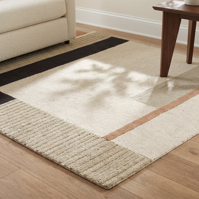Mora Wool Geometric Indoor Rug, Rectangle 8' x 10'