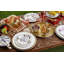 Marble Venice Fog Bone China Salad/Dessert Plate