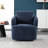 Upholstered Swivel Barrel Chair-557864415